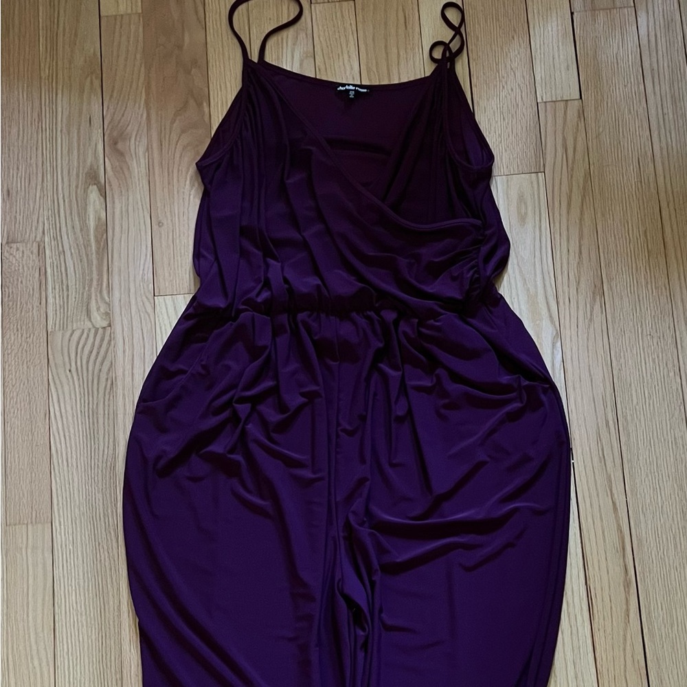 Eggplant Jumpsuit, 3X